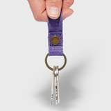 Purple fjallraven kanken key chain