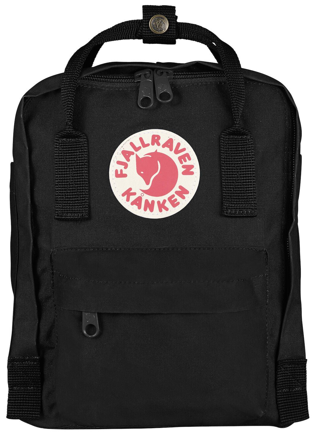 deep black kanken mini backpack