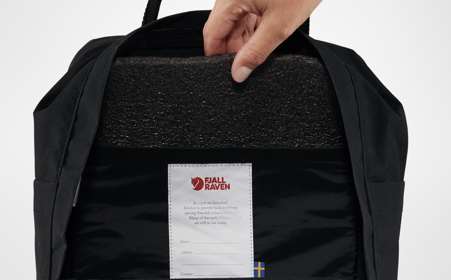 dark black kanken laptop bag