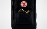 front pocket of a kanken laptop backpack