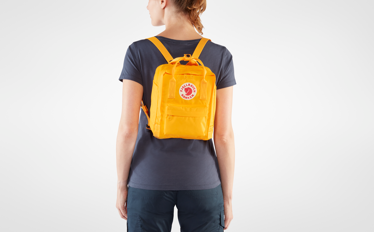 Fjallraven kanken classic mini black backpack sales