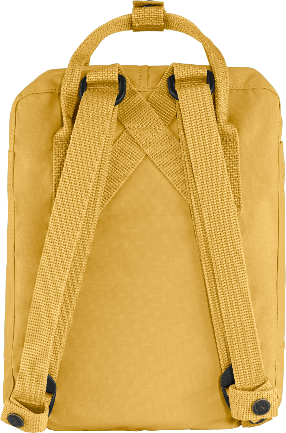 backside of yellow kanken mini