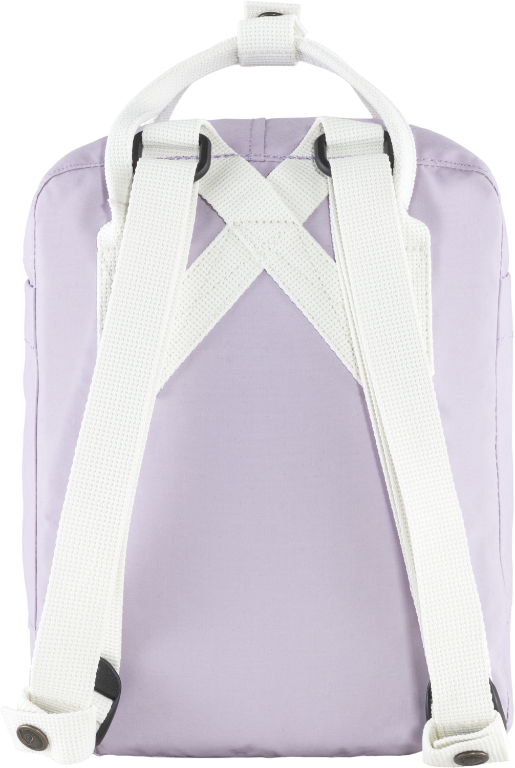 White fjallraven kanken mini backpack sale